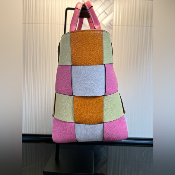 NEW Kate Spade Basket Woven Leather Tote with Dust Bag - Picture 14 of 16